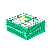 Мешки для мусора 160 л, зеленые, в пачке 10 шт., ПВД, 40 мкм, 900х1100 мм, i-Bag в Москве