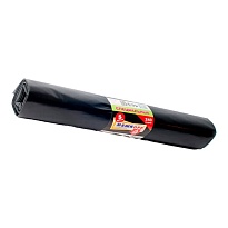 Мешки для мусора 240 л, черные, в рулоне 5 шт., ПВД 80 мкм, 1300х900 мм, МЕШКОFF, 4217 в Москве