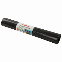 Мешки для мусора 240 л, черные, в рулоне 10 шт., ПВД 50 мкм, 1400х900 мм, LAIMA, 605337 в Москве