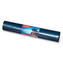 Мешки для мусора 240 л, черные, в рулоне 20 шт., ПВД 35 мкм, 1400х900 мм, PACLAN Big&Strong, 600823 в Москве