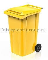 Контейнер для мусора 240 л желтый облегченный 240 желтый в Москве