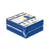 Мешки для мусора 160 л, синие, в пачке 10 шт., ПВД, 40 мкм, 900х1100 мм, i-Bag в Москве