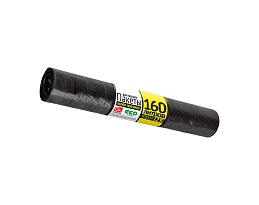 Мешки для мусора 160 л, черные, в рулоне 25 шт., ПВД, 40 мкм, 1100х800 мм, GRIFON, 101-030 в Москве