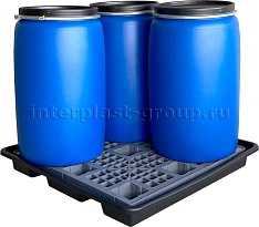 Поддон пластиковый для четырех бочек в Москве