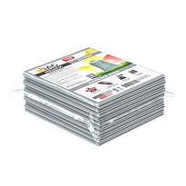 Мешки для мусора 160 л, светло-серые, в пачке 10 шт., ПВД, 40 мкм, 900х1100 мм, i-Bag в Москве